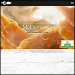 Screen shot of the Mcdermott's Fish & Chips Ltd website.