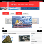 Screen shot of the Revilo Shipping Ltd website.