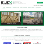 Screen shot of the Elex Gates and Barriers website.
