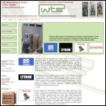 Screen shot of the WTS Weeks Technical Services website.