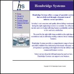 Screen shot of the Hembridge Systems Ltd website.