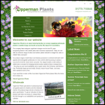 Screen shot of the Opperman Plants Ltd website.