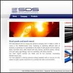Screen shot of the Sds International Ltd website.