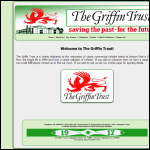 Screen shot of the The Griffin Trust website.