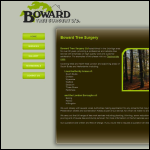 Screen shot of the Boward Tree Surgery Ltd website.
