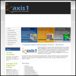 Screen shot of the Axis 1 Ltd website.