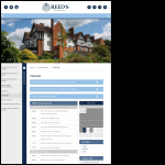 Screen shot of the Reed's School Enterprises Ltd website.