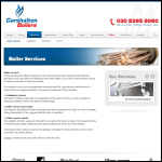 Screen shot of the Carshalton Boiler Services Ltd website.
