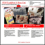 Screen shot of the A.W. Lashford & Son Ltd website.