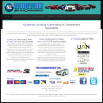Screen shot of the A to Z Autoparts Ltd website.
