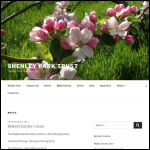 Screen shot of the Shenley Park Trust website.