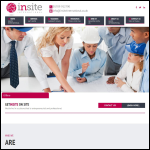 Screen shot of the Insite Facilities Management Ltd website.
