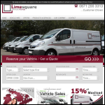 Screen shot of the Limesquare Finance Ltd website.