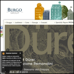 Screen shot of the Burgo Uk Ltd website.