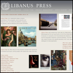 Screen shot of the Libanus Press Ltd website.