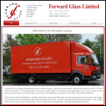 Screen shot of the Forward Glass Ltd website.