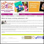 Screen shot of the Home-start Leeds website.