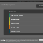Screen shot of the Crossfield Garages Ltd website.