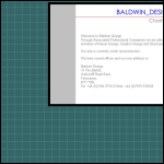 Screen shot of the Baldwin Design Ltd website.
