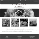 Screen shot of the Blossoms & Bows Ltd website.