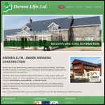 Screen shot of the Derwen Llyn Ltd website.