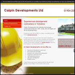 Screen shot of the Calpin Developments Ltd website.