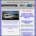 Screen shot of the Clwyd Caravan & Leisure Ltd website.
