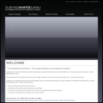 Screen shot of the Business Events Bureau Ltd website.