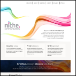 Screen shot of the Niche Communications (Europe) Ltd website.