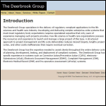 Screen shot of the Deerbrook Ltd website.