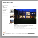 Screen shot of the Orefelt Associates Ltd website.
