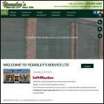 Screen shot of the Service Garage Ltd website.