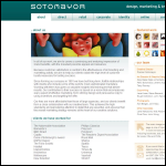 Screen shot of the Sotomayor Designers Ltd website.