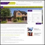 Screen shot of the Bridport House Management Ltd website.