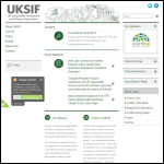 Screen shot of the Uk Sustainable Investment & Finance Association website.