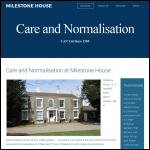 Screen shot of the Care & Normalisation Ltd website.