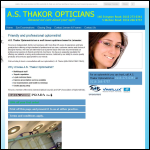 Screen shot of the A.S. Thakor Ltd website.