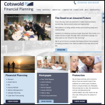 Screen shot of the Cotswold Financial Services Ltd website.
