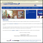 Screen shot of the Stafford & Cannock League of Hospital Friends website.