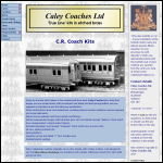 Screen shot of the Crescent Coaches Ltd website.
