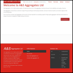 Screen shot of the A & S Farm Services Ltd website.
