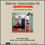 Screen shot of the Belvoir Associates Ltd website.
