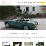 Screen shot of the Classic Drive Ltd website.