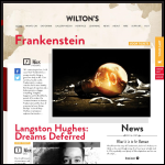 Screen shot of the Wilton's Music Hall website.