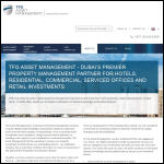 Screen shot of the Serviced Property & Asset Management Ltd website.