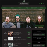 Screen shot of the Marathon Music Ltd website.