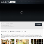 Screen shot of the Window Distribution Ltd website.