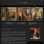 Screen shot of the Sarti Gallery Ltd website.