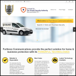 Screen shot of the Fort Communications Technology Ltd website.
