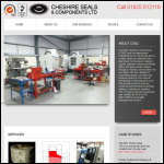 Screen shot of the Seals & Components Ltd website.